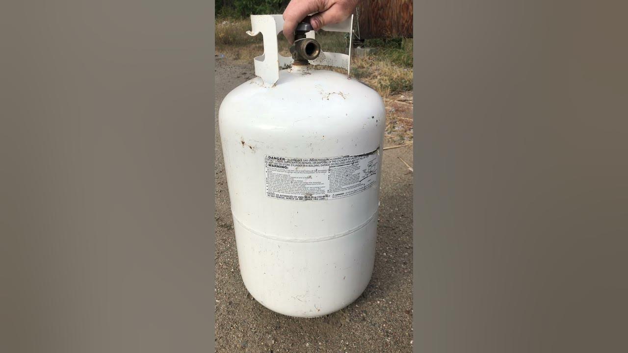How to reset a propane tank that has safety valve stuck YouTube