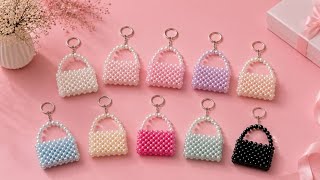 Beautiful Pearl Bag Charms 👜✨ | Elegant Handmade Accessories