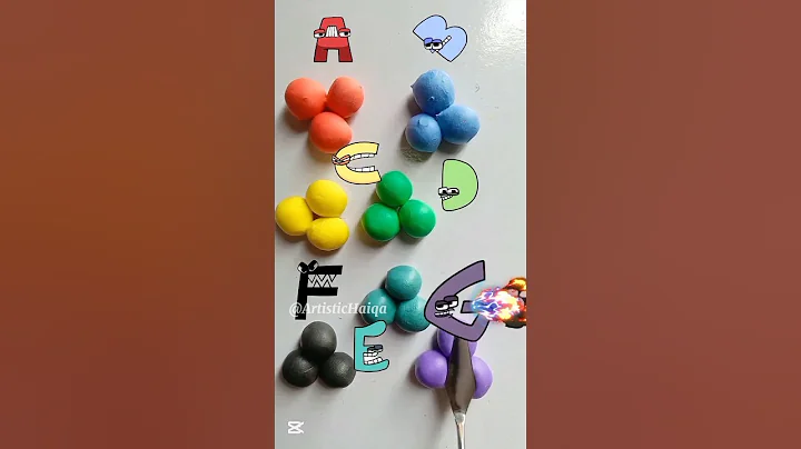 Reverse Alphabet lore color mixing #colormixing #satisfying #shorts