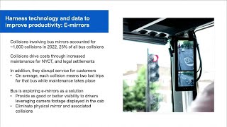 MTA discusses e-mirrors for buses