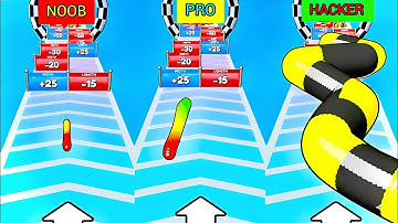 NOOB vs PRO vs HACKER - Gummy worm Go!