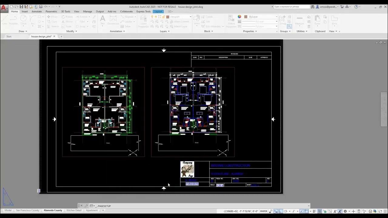 Tutorial Autocad: Layouts, printing, and outputs - YouTube