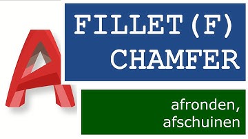AutoCAD Labo 1 (09):  FILLET & CHAMFER