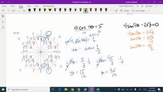 Reteach Solving Multiple Angle Trig Equations