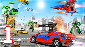 Mecha Battle :Robot Car Games Gameplay Walkthrough Part 1