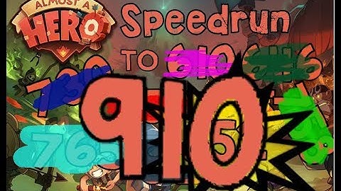 Almost A Hero Speedrun to 910 | Hybrid Build