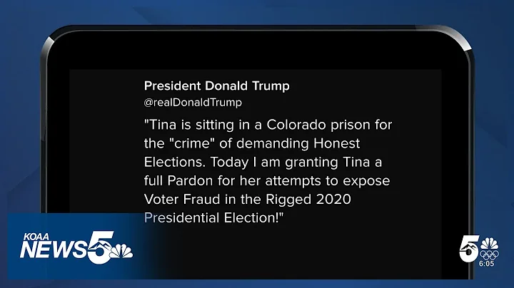 Trump says he’s granting a pardon to former Mesa County Clerk Tina Peters