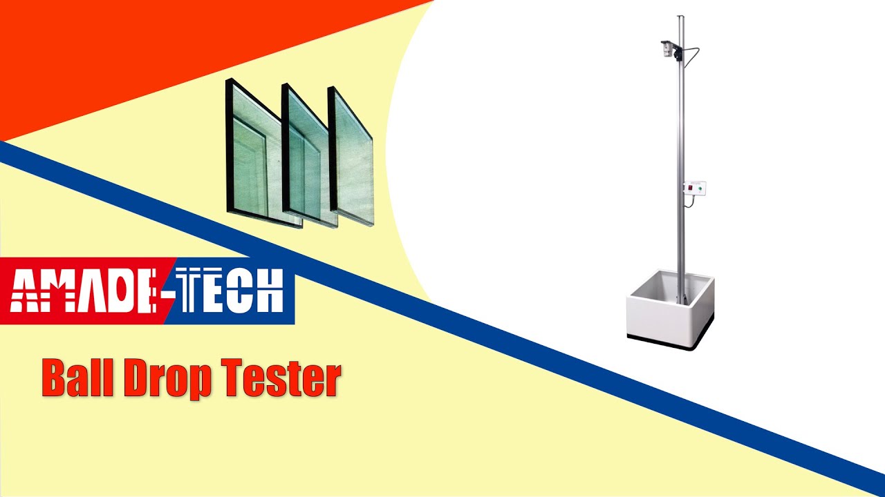 Ball Drop Tester / Falling Ball Impact Tester - AmadeTech - YouTube