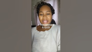 1 Thessalonians  5:12-22