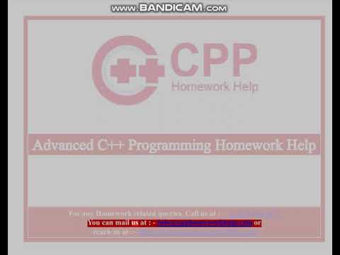 Advanced CPP Programming Homework Help