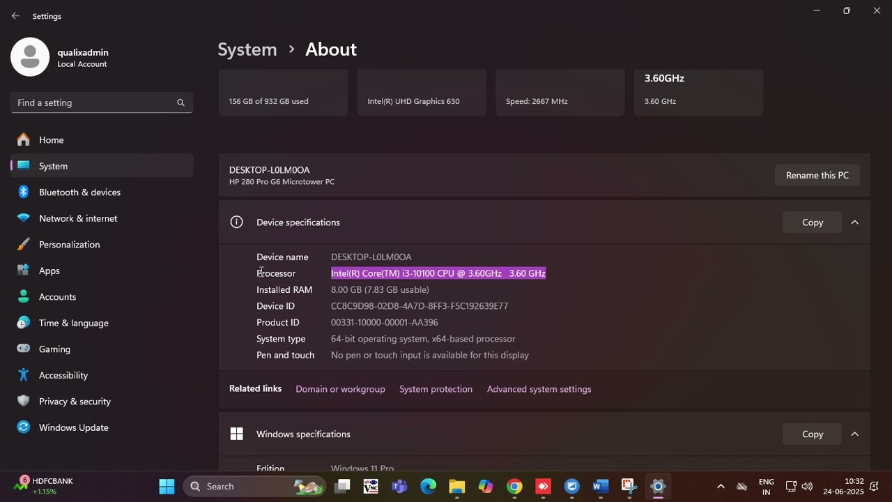 Apne Laptop/PC ki details kaise check kre I Check Laptop Ram and processor 