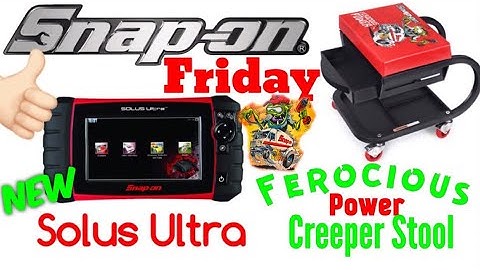 New Snap On Creeper Seat and Scan Tool