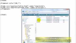Video 6 HTML How to create Frames by Josue Fortis