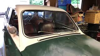 1968 Saab 95 windshield wipers
