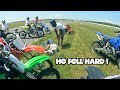 HE FELL HARD ! (no good) | BRAAP VLOGS