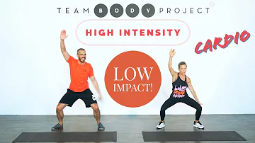 Low impact, high intensity, NO equipment - cardio workout