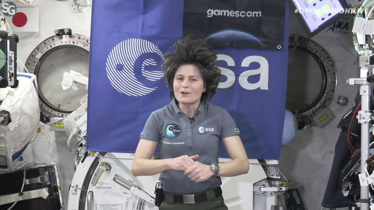 ESA Astronaut: Samantha Cristoforetti Delivers a Message from Space | Gamescom 2022