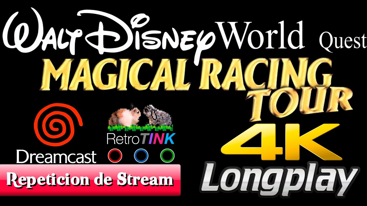 Walt Disney World Quest: Magical Racing Tour Sega Dreamcast Longplay 4K ...