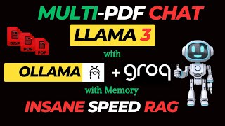 How I built a Multi-PDF Chat App with FASTEST Inference using LLAMA3+OLLAMA+Groq|FULLY LOCAL Option screenshot 3