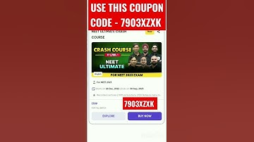 neet ultimate crash course coupon code pw  | Physics Wallah NEET Crash Course 2023 #pw #shorts #neet