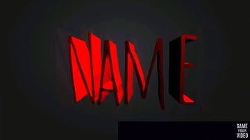 Free 3D intro template (Download link in description)