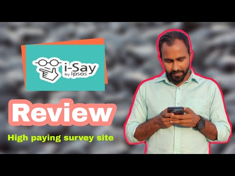 Ipsos I-Say survey site review || High paying survey site ||
