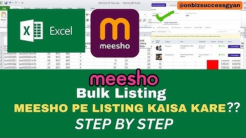 Meesho Me Bulk Listing Kaise Kare | Step by Step Tutorial in Hindi