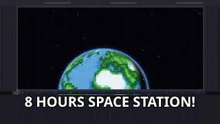 8 Hours Space Station Earth View | Ambient Pixel Art for Sleep, Study, Relax