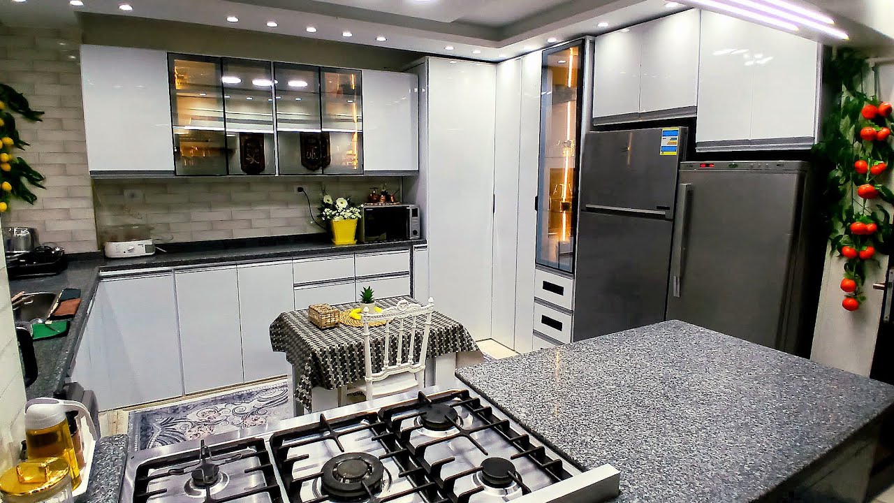 جولة فى المطبخ بعد الفرش #هبه_بيتي_كل_حياتي 