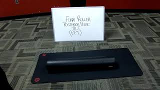 Foam Roller Posterior pelvic tilt (P.P.T)