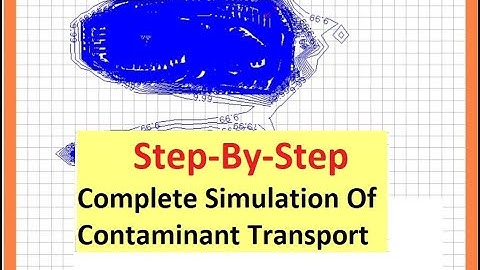 Simulation Of Contaminant Transport Using Modflow