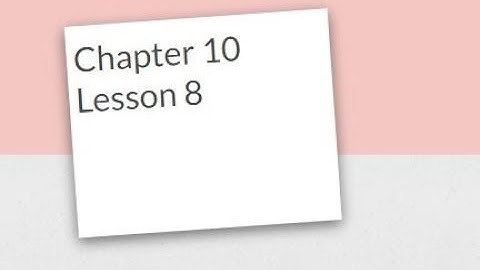 My Math Flip Chapter 10 Lesson 8