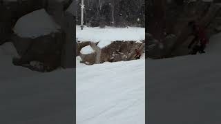 Grosse Tempête Au Mont Garceau