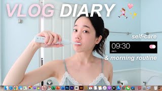 [SUB] Vlog Diary | Self-care🎀, morning routine ⛅️, วิ่งตอนเช้า🏃🏻‍♀️ | Beamsareeda