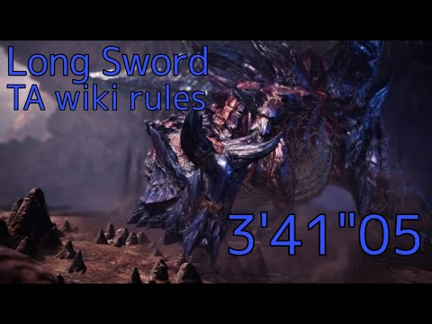 Mhw I 特殊闘技場ディノバルド 太刀ソロ 3 41 05 Ta Wiki Rules Youtube