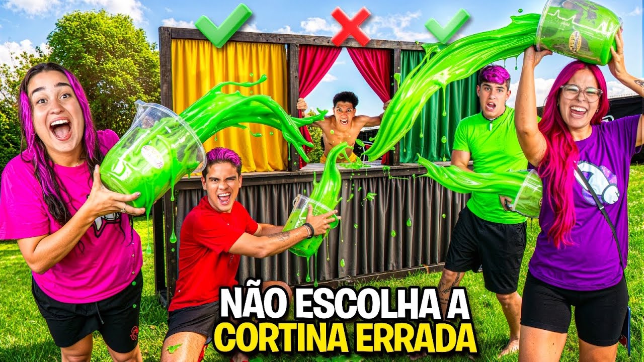 NÃO ESCOLHA A CORTINA ERRADA *Errou, tomou !