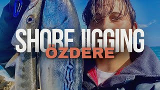 Vlog Tadında Shore Jigging Yazılı Orkinos ve Baraküda Avı, Akyalar Kıyıda Canlı Yemlere Saldırdı Vlog Tadında Shore Jigging Yazılı Orkinos ve Baraküda Avı, Akyalar Kıyıda Canlı Yemlere Saldırdı