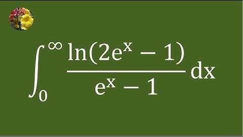 2024 MIT Integration Bee Finals  Problem # 2 (2nd method)