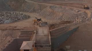 Northern Vertex loading ore into the Jaw Crusher at the Moss Mine, located in Arizona USA.