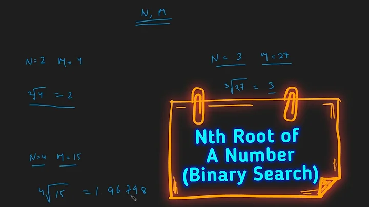 Nth Root of a Number Using Binary Search