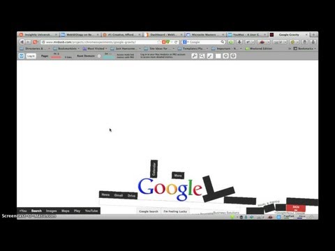 How To do Google Gravity Trick and Askew (Tilt) Trick