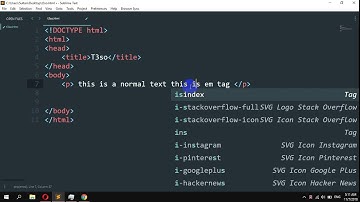 How to emphasize text in an HTML document