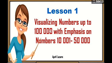 Visualizing Numbers Up to 100 000 with Emphasis on Numbers 10 001-50 000