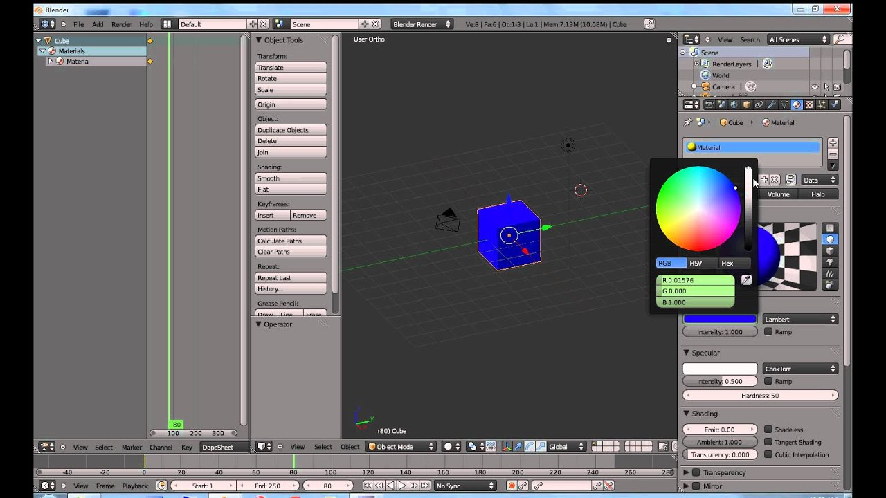 Animating Materials - YouTube