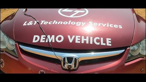 L&T Technology Services - Autonomous Car Demo