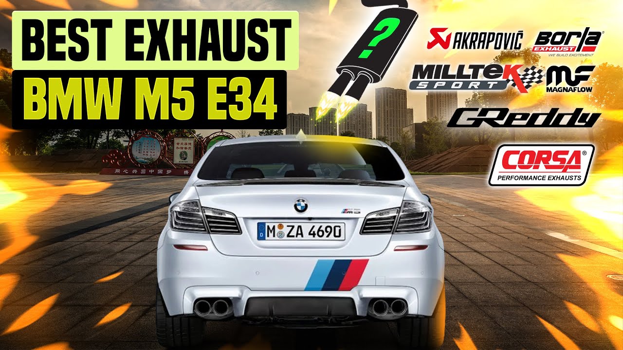 BMW M5 Exhaust Sound E34 🔥 Supersprint,Eisenmann,Acceleration,Turbo ...