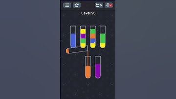 Water Sort Puzzle Game Level 23 #sortpuz #short