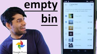 How to empty Google Photos bin screenshot 5