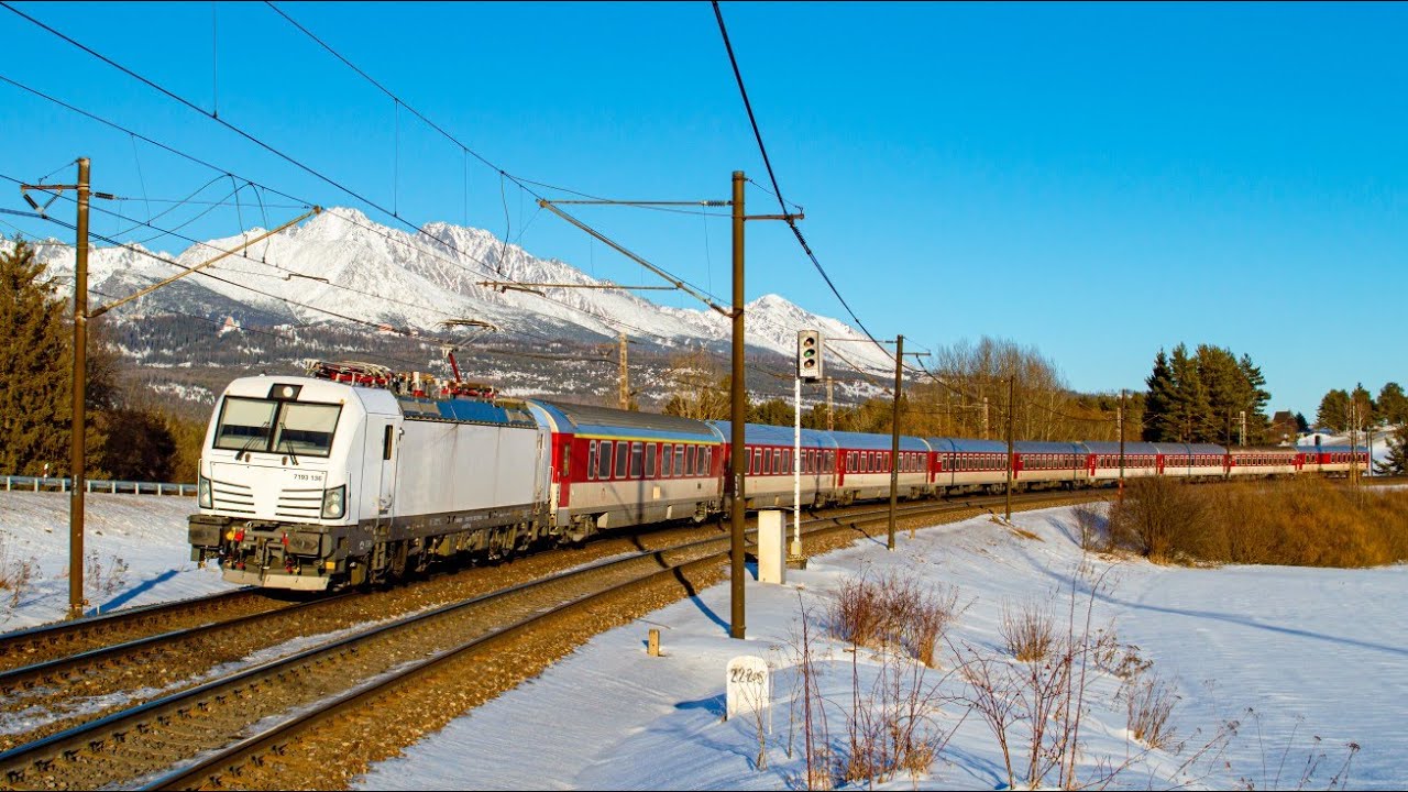 Vlaky Važec - zima 2026