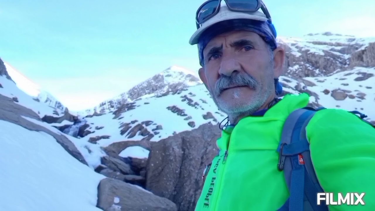 TK. Bisaurin invernal, por la cara norte.